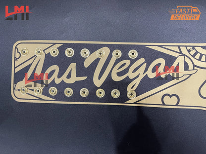 WrestleMania 41 Golden Championship Belt Las Vegas WWE Replica Title 2mm/6mm Diecast